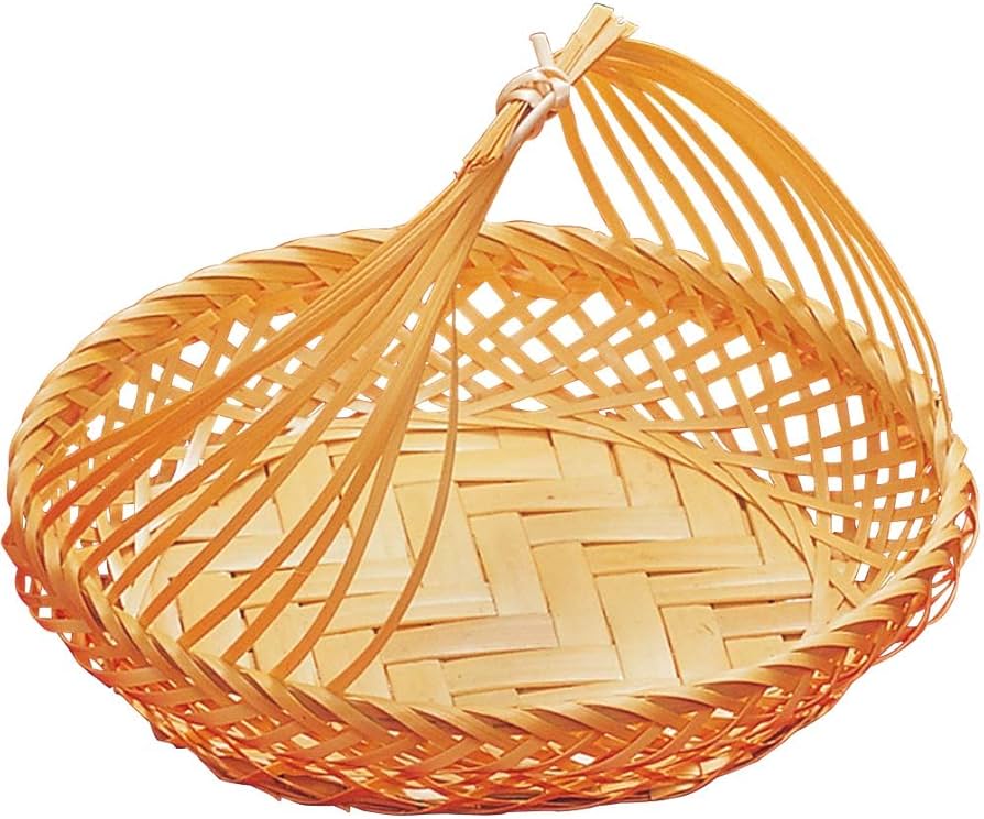 Amazon｜山下工芸(Yamasita craft) 日本製 白竹かごめ結び篭 18016530
